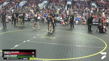 80 lbs Semifinal - Brady Laplante, Dundee WC vs Kyrin Dawson, Dearborn Heights WC