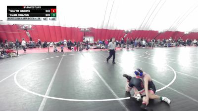 16U Boys - 126 lbs Semis - Gavyn Wilkins, Wisconsin vs Evan Sigafus, Wisconsin