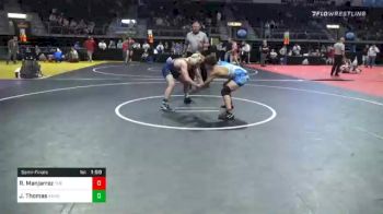 148 lbs Semifinal - Raife Manjarrez, The Community vs Johnny Cash Thomas, Kansas Training Center