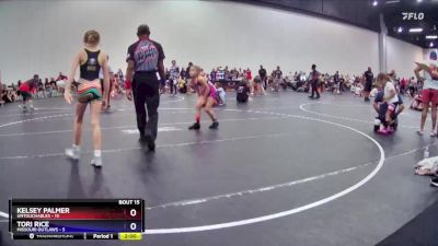 71 lbs Round 4 (8 Team) - Kelsey Palmer, Untouchables vs Tori Rice, Missouri Outlaws