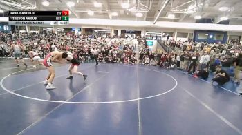 132 lbs 5th Place Match - Trevor Angus, Uintah vs Uriel Castillo, Cedar Valley