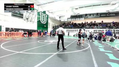 150 lbs 5th Place Match - Brandon Rodriguez, Sultana vs Johnny Rangel, Adelanto