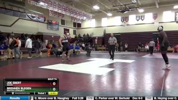 285 lbs Quarterfinal - Brennen Blegen, Benton Community vs Joe Ebert, Solon