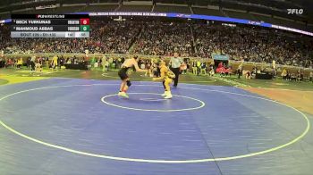 D1-132 lbs Cons. Round 1 - Mahmoud Abbas, Fordson HS vs Beck Yurkunas, Brighton HS