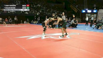 165 Class 1 lbs Semifinal - Collin Moore, North Callaway vs Cody Rodgers, Marceline