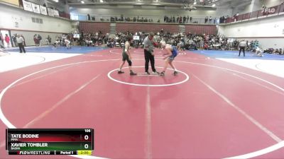 106 lbs Champ. Round 2 - Xavier Tombler, Basha vs Tate Bodine, Pima