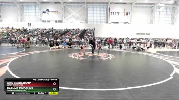 50-54 lbs Round 2 - Aris Beauchamp, LeRoy Wrestling vs Daphne Twoguns, Gowanda Wrestling