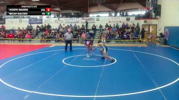 134 lbs Cons. Semi - Joseph Madrid, COOLIDGE vs Micah Salcido, Parker High School