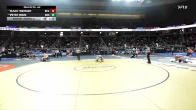 I-170 lbs Champ. Round 2 - Peter Hinze, Briarcliff-Byram Hills-Valhalla-Westlake vs Maxx Fesinger, West Genesee