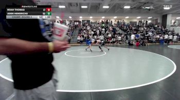 106 lbs Champ. Round 3 - Aden Hendricks, Victory vs Noah Thomas, Collum Trained