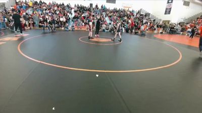 77 lbs Semifinal - Owen Coughanour, Riverton Middle School vs Bridger Jacobs, Lander Middle School