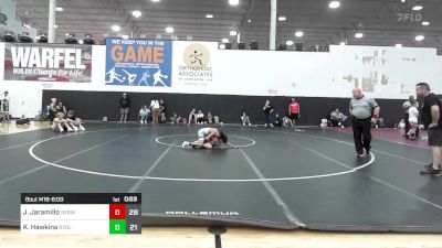 88 lbs Rr Rnd 1 - Jeremiah Jaramillo, Steel Valley Renegades vs King Hawkins, Revival Orange