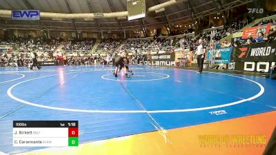 100 lbs Round Of 32 - Joe Birkett, Sebolt Wrestling Academy vs Cayden Carannante, Steel Valley Renegades