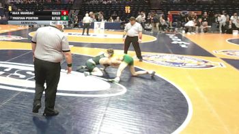 2A 126 lbs Semifinal - Max Mandac, New Lenox (Providence Catholic) vs Tristan Porter, Mattoon
