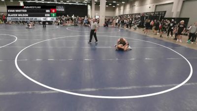 132 lbs Cons. Sub-rd Of 32 - Evan Whitted, Nolf Wrestling Academy vs Slater Wilson, Berge Elite Wrestling Academy