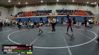 144 lbs Quarterfinal - Joshua Jackson, Calvert Hall College vs Nick Melfi, Severn School