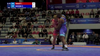 87 kg Final 3-5 - Istvan Takacs, Hungary vs Exauce Mukubu, Norway