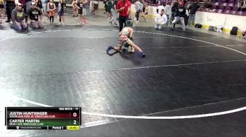 71 lbs Cons. Round 1 - Carter Martin, Bear Cave Wrestling Club vs Justin Huntsinger, Woodland Park Jr. Wrestling Club