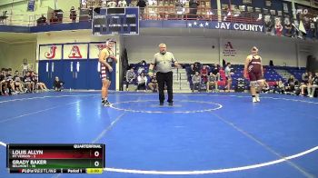 285 lbs Quarters & Wb (16 Team) - Louis Allyn, Mt Vernon vs Grady Baker, Bellmont