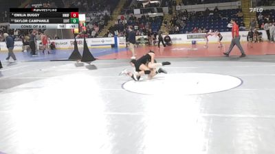 114 lbs Consi Of 8 #2 - Emilia Buggy, Northeast Metro Tech/Bishop Fenwick vs Taylor Campanile, South Shore