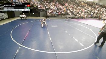 5A 115 lbs Cons. Semi - Maisey Blaser, Wasatch vs Eden Brown, Pleasant Grove