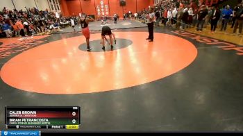 195 lbs Cons. Round 2 - Brian Petrancosta, Carol Stream (GLENBARD NORTH) vs Caleb Brown, Aurora (A. CHRISTIAN)