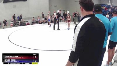 86 lbs Round 3 (6 Team) - Luca Grasso, Nebraska Blue Boys vs Harper Hamacher, Minnesota Storm Red Boys