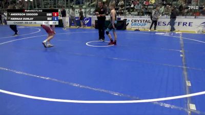 120 lbs Champ. Rd Of 16 - Skyler Tovar, Jesup Mat Club vs Cael Stricker, Immortal Athletics Wrestling Club