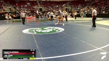 5A 152 lbs Quarterfinal - Joe Coon, Cleveland vs Isaac Placencia, Manzano