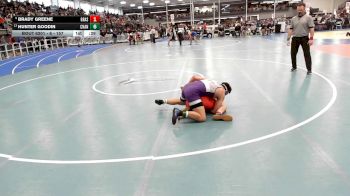 6 - 157 lbs Cons. Round 1 - Brady Greene, Grassfield vs Hunter Goodin, Chantilly