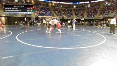 252 lbs Round Of 32 - Hudson Soccio, Juniata vs Hunter Zimmerman, Canon-McMillan