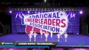 Cheer-riffic Techniques - Thunderbirds [2022 L1.1 Youth - PREP - D2 Day 1] 2022 NCA San Marcos Classic DI/DII