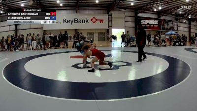 65 kg Cons. Round 5 - Anthony Santaniello, Pittsburgh Wrestling Club vs Chase DeBlaere, Beaver Dam Wrestling Regional Training Center