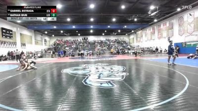 157 Boys Cons. Round 3 - Gabriel Estrada, St Augustine vs Nathan Mun, La Costa Canyon