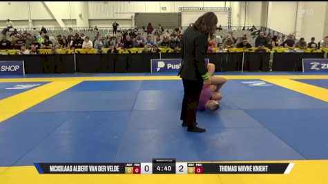Thomas Wayne Knight vs Nickolaas Albert Van Der Velde 2025 World IBJJF Jiu-Jitsu No-Gi Championship