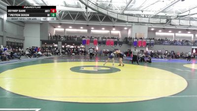 138 lbs Consi Of 16 #2 - Zeynep Sare, Amity vs Peyton Dixon, Haddam-Killingworth