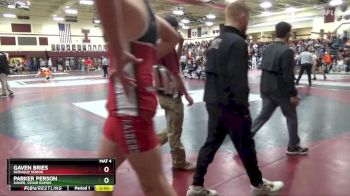 JV-35 lbs Quarterfinal - Gaven Bries, Dubuque Senior vs Parker Person, Xavier, Cedar Rapids