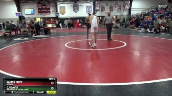 132 lbs Round 2 - CJ Davis, Burlington Notre Dame vs James Neff, Keokuk