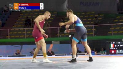 87 kg Simone Fidelbo, ITA vs Kristoffer Zakarias Berg, SWE