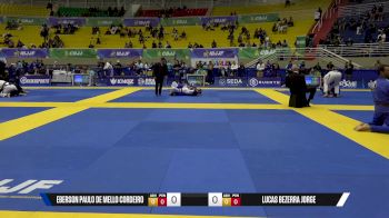Lucas Bezerra Jorge vs Eberson Paulo De Mello Cordeiro 2025 Brasileiro Jiu-Jitsu IBJJF