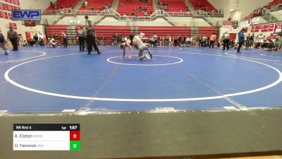 120 lbs Rr Rnd 4 - Kash Elston, Woodward vs Dakota Fenwick, Van Buren High School