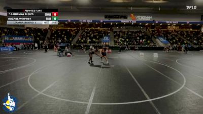 235 lbs Champ. Round 1 - Aarianna Bloyd, DeKalb vs Rachel Winfrey, Raccoon River-Northwest