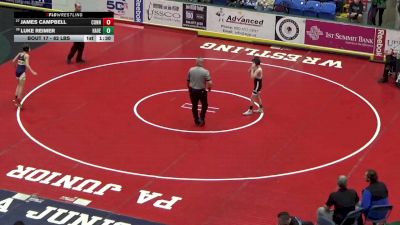 82 lbs Round Of 64 - Luke Reimer, Haverford vs James Campbell, Conneaut