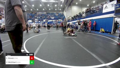 75 lbs Semifinal - Easton Bowen, Standfast OKC vs Paxtyn McGilbert, Midwest City Bombers Youth Wrestling Club