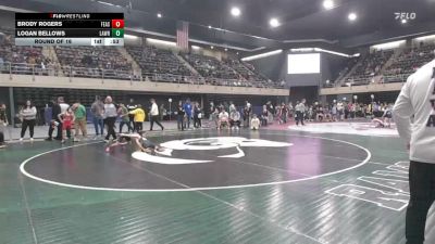 62 lbs Round Of 16 - Brody Rogers, Feasterville-Trevose vs Logan Bellows, Lawrenceville