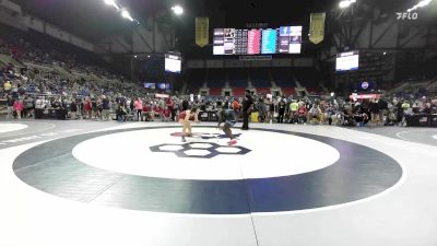 140 lbs Cons. Rd Of 64 - Aeryn Cox, CA vs Jennifer Djobo, MD