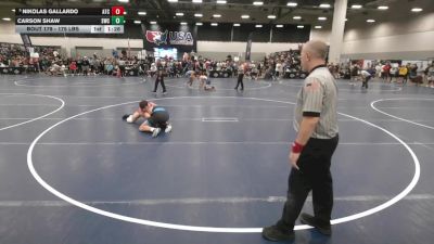 175 lbs Champ. Rd Of 16 - Nikolas Gallardo, Aniciete Training Club vs Carson Shaw, Summit Wrestling Club