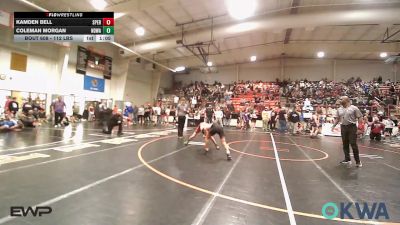 112 lbs Quarterfinal - Kamden Bell, Sperry Wrestling Club vs Coleman Morgan, North Desoto Wrestling Academy