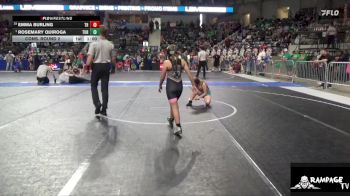 90 lbs Cons. Round 2 - Emma Burling, Team Haysville vs Rosemary Quiroga, Turner