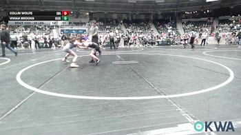 58 lbs Consi Of 4 - Collin Wolfe, Shelton Wrestling Academy vs Vivian Brooks, Husky WC